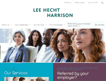 Tablet Screenshot of lhh.com
